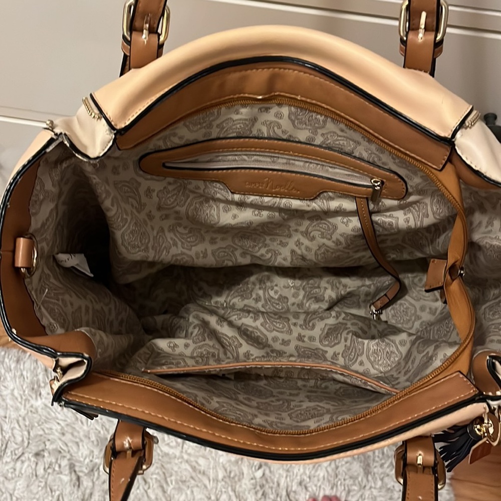 Tan Work Tote - Picture 2 of 2